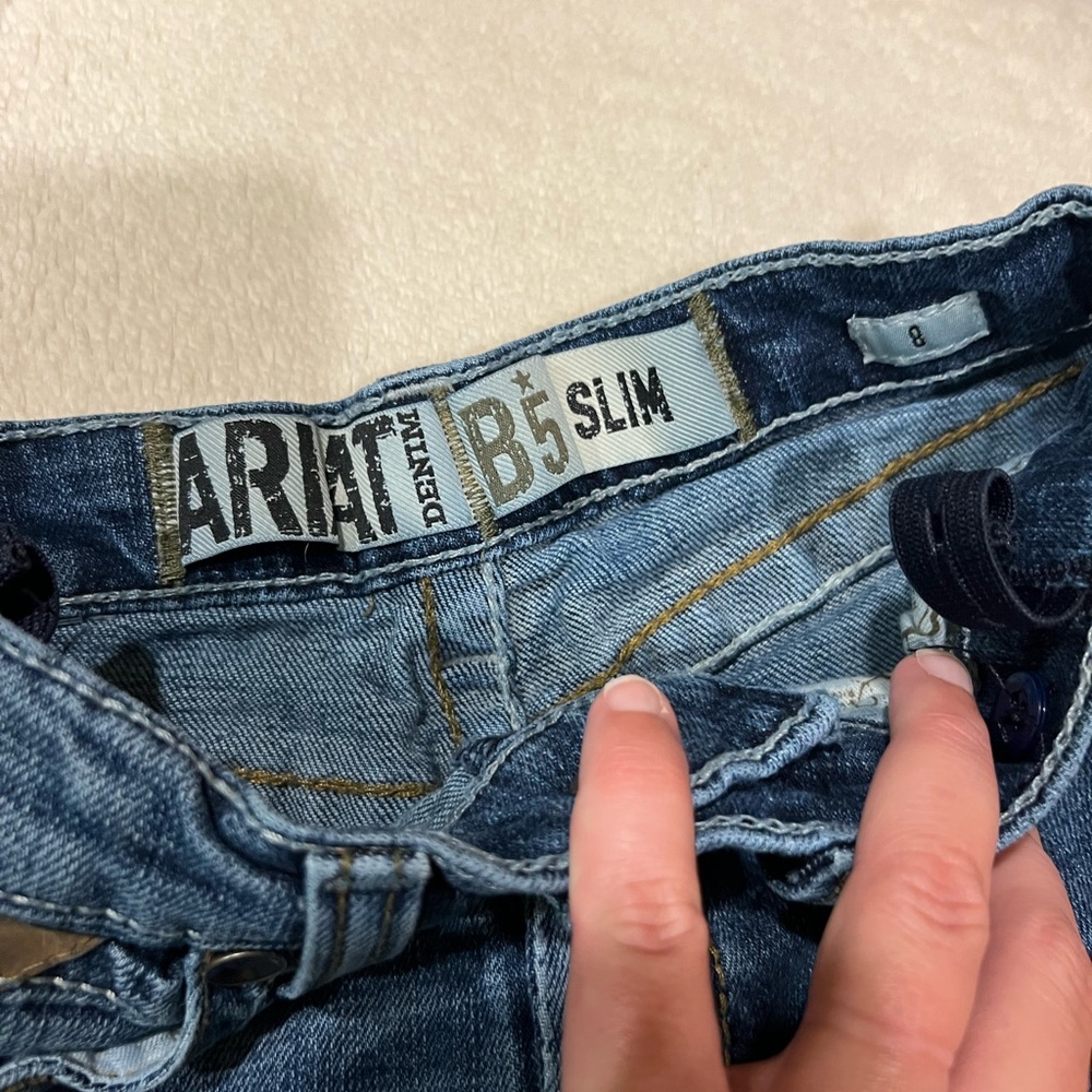 Ariat B5 Slim Blue Denim Jeans - Picture 3 of 4